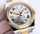 High Replica Rolex Datejust  Watch Grey Face 2-Tone Yellow Gold strap Fluted Bezel  41mm (1)_th.jpg